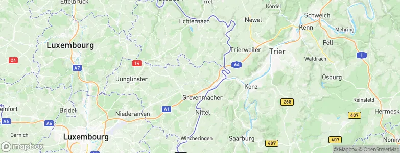 Lellig, Luxembourg Map