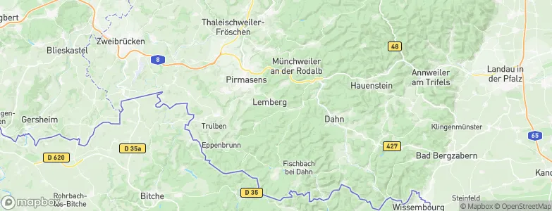 Lemberg, Germany Map