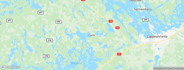 Lemi, Finland Map