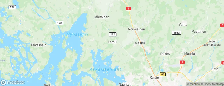 Lemu, Finland Map