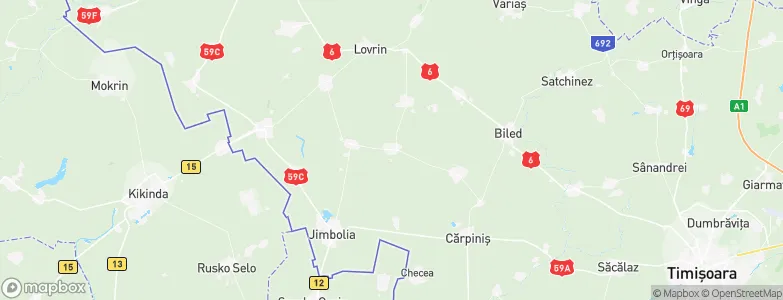 Lenauheim, Romania Map