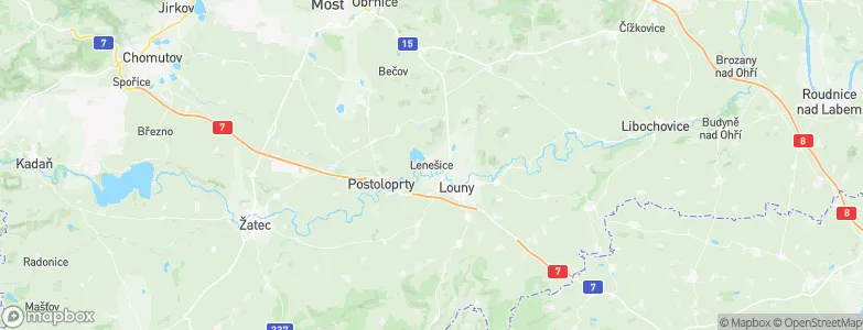 Lenešice, Czechia Map