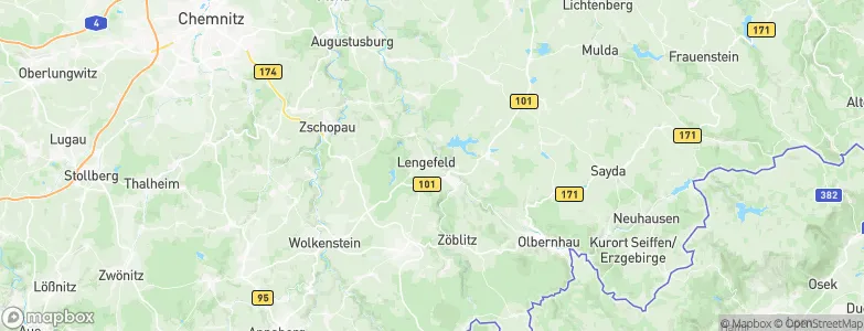 Lengefeld, Germany Map