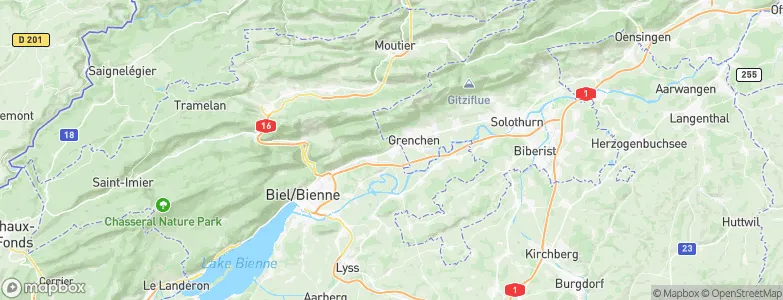 Lengnau (BE), Switzerland Map