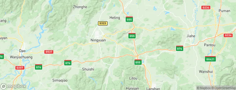 Lengshui, China Map