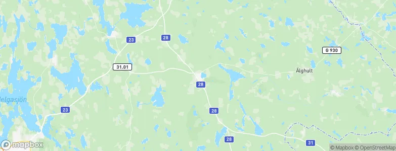Lenhovda, Sweden Map