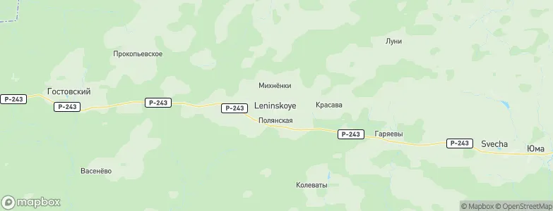 Leninskoye, Russia Map