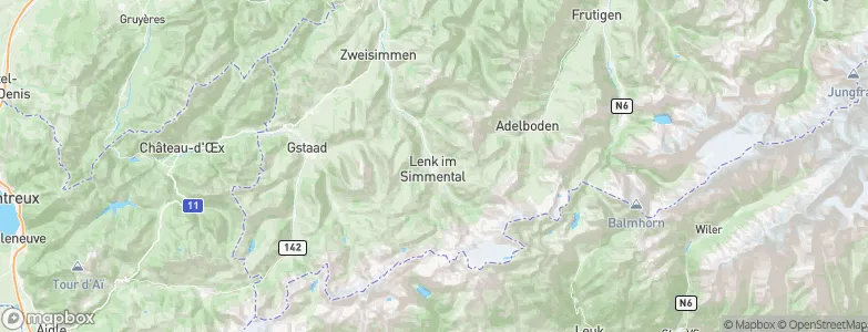 Lenk, Switzerland Map