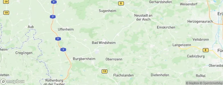 Lenkersheim, Germany Map