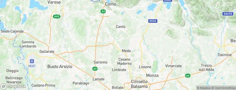 Lentate sul Seveso, Italy Map