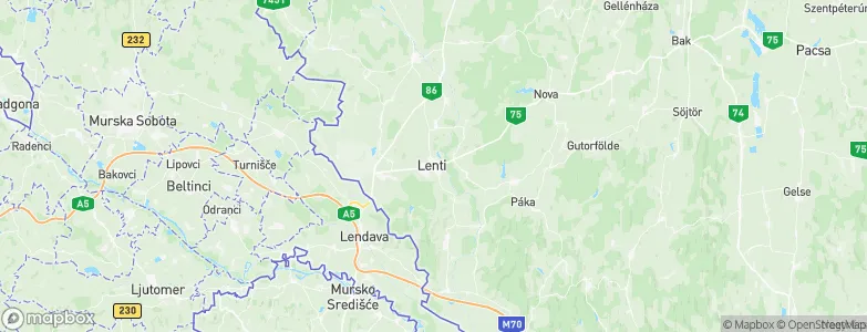 Lenti, Hungary Map