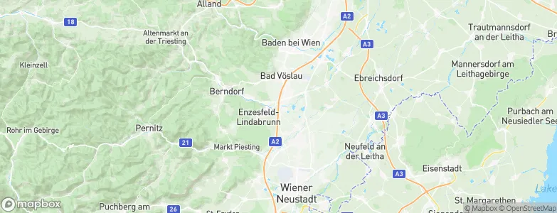 Leobersdorf, Austria Map