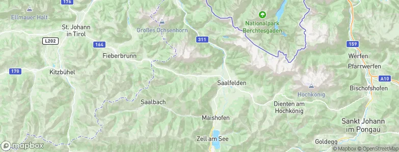 Leogang, Austria Map