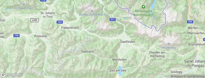 Leogang, Austria Map