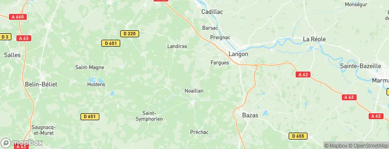 Léogeats, France Map