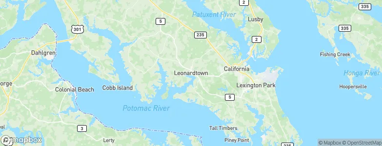 Leonardtown, United States Map