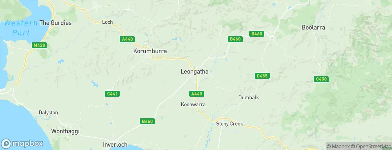 Leongatha, Australia Map
