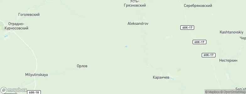 Leonov, Russia Map