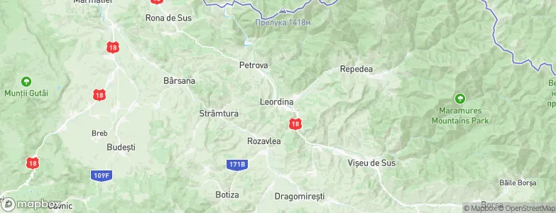 Leordina, Romania Map