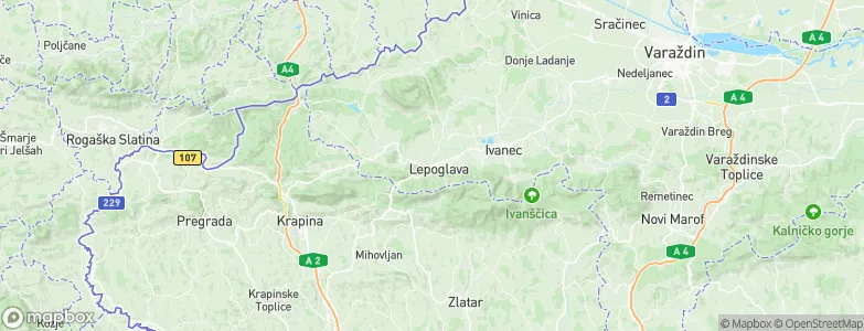 Lepoglava, Croatia Map