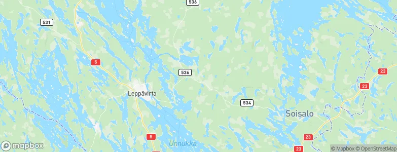 Leppävirta, Finland Map
