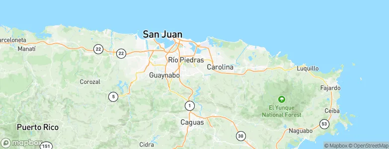 Leprocomio, Puerto Rico Map