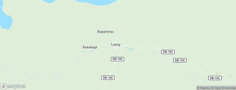 Lepsy, Kazakhstan Map