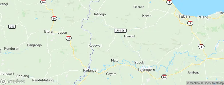 Leran, Indonesia Map