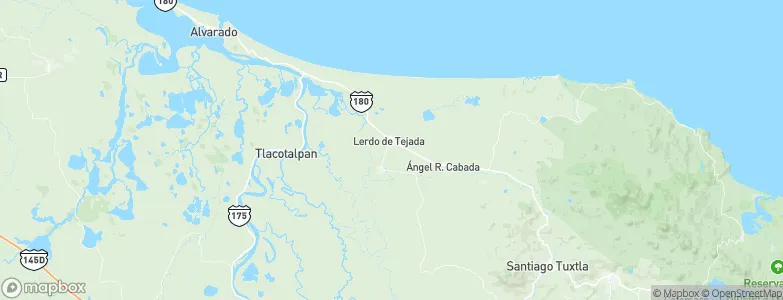 Lerdo de Tejada, Mexico Map