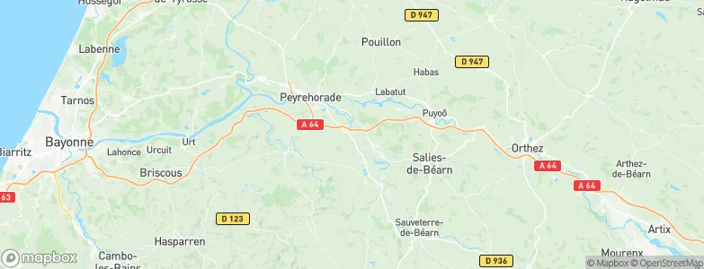Léren, France Map