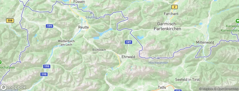 Lermoos, Austria Map
