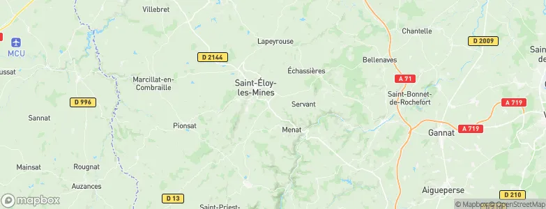 Les Boudignons, France Map