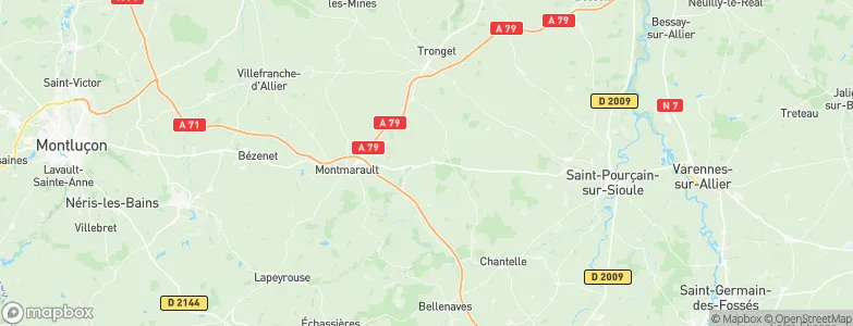 Les Brosses, France Map