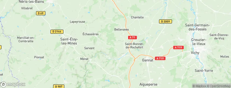 Les Clairs, France Map