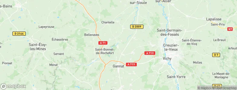 Les Girets, France Map