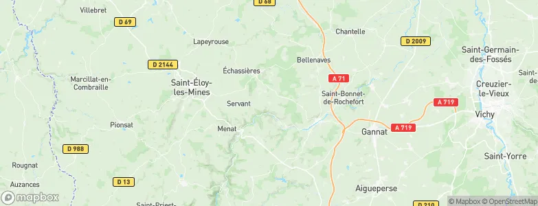 Les Goujats, France Map