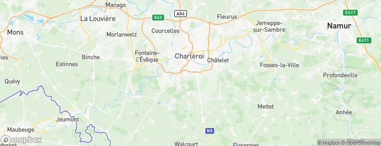 Les Haies, Belgium Map