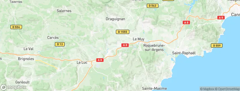 Les Laurons, France Map