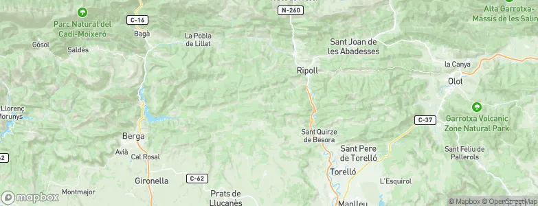 les Llosses, Spain Map