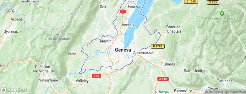Les Pâquis, Switzerland Map