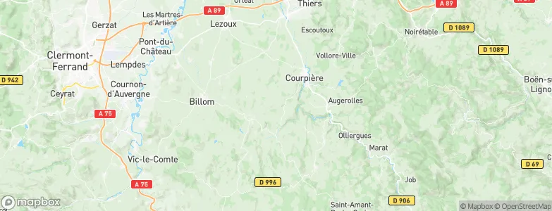 Les Reynards, France Map