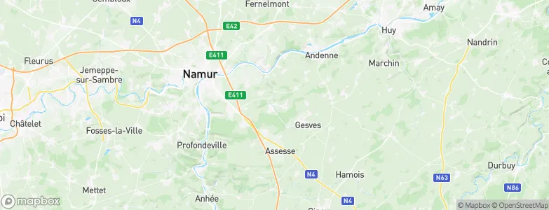 Les Tombes, Belgium Map
