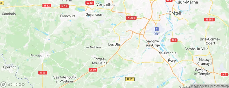 Les Ulis, France Map