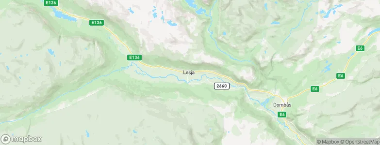 Lesja, Norway Map