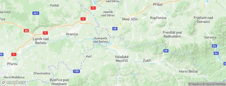 Lešná, Czechia Map