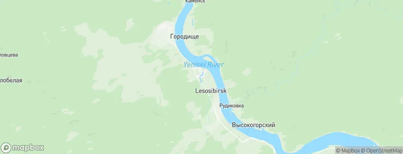 Lesosibirsk, Russia Map