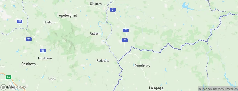 Lesovo, Bulgaria Map