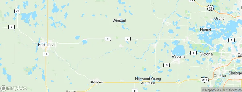 Lester Prairie, United States Map