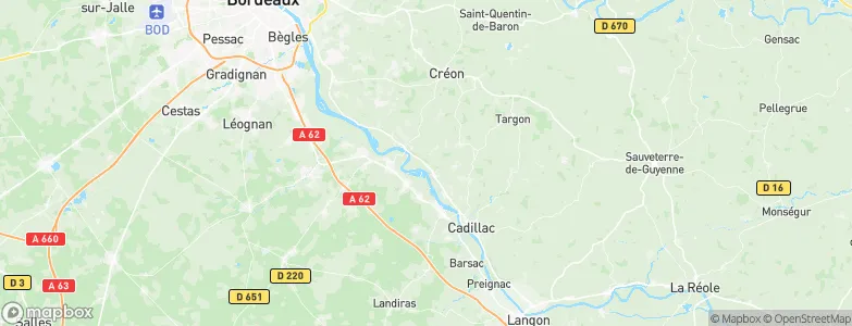 Lestiac-sur-Garonne, France Map
