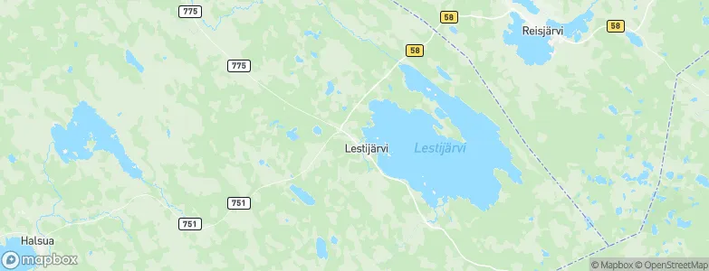 Lestijärvi, Finland Map